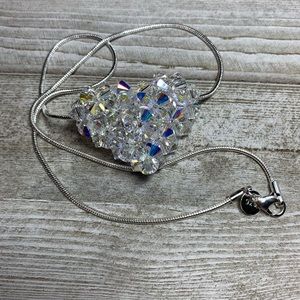 Handmade Swarovski Crystal ❤️ “Crystal AB” Pendant